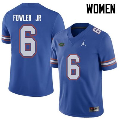 Women's Florida Gators #6 Dante Fowler Jr. NCAA Nike Blue Authentic Stitched College Football Jersey UKQ8162OE